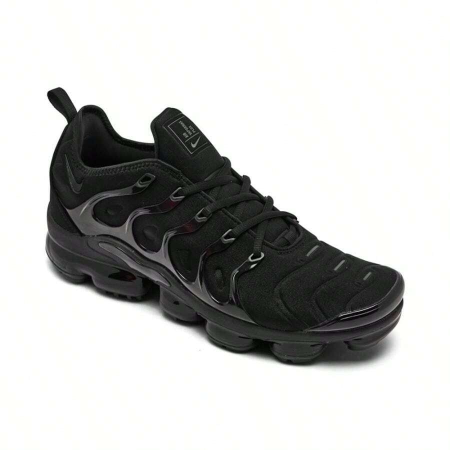 Nike Finish Line 男士 Air VaporMax Plus 跑步运动鞋 - 黑色 - 查看 1
