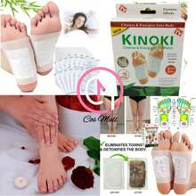 100 parches desintoxicantes kinoki piezas descanso garantizado. - Blanco - Ver 1