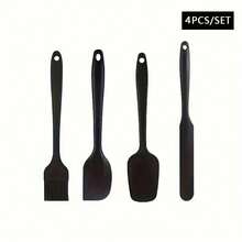 Bộ Làm Bánh Silicon 4 Món - Thìa Và Bàn Chải Dầu Chống Dính, Chịu Nhiệt - Dụng Cụ Nhà Bếp Linh Hoạt Để Trang Trí Và Nấu Bánh - Nhiều màu - Xem 11