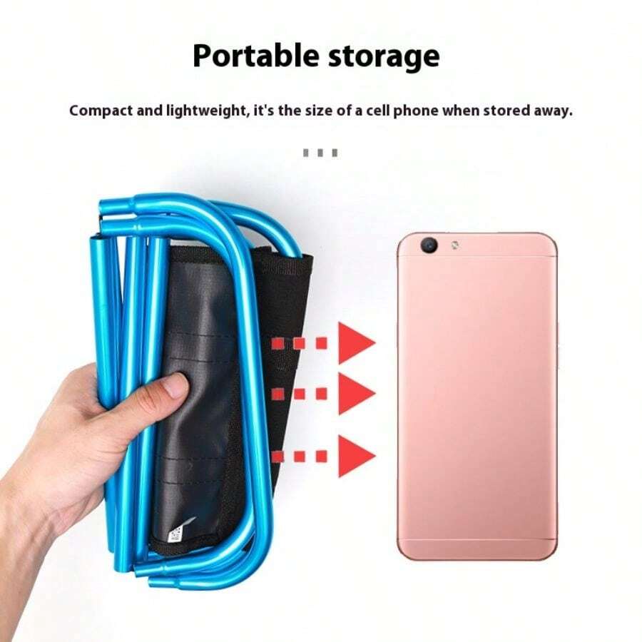 1入便攜式素描摺疊凳，小型摺疊釣魚凳/馬扎