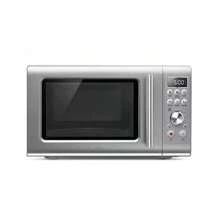 Breville The Compact Wave™ Soft Close Microwave Oven - Silver - View 1