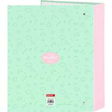 4 RING BINDER 35MM WIDE SPINE BLACKFIT8 "MOON" - Officially Licensed Ring Binder - Exclusive Design - Ideal For Daily Use - Durable Material - Compatible With A4 Sheets - Multicolor - View 2