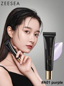 Zeesea Kem lót trang điểm đa tác dụng Kem lót trang điểm sửa chữa, Kem trang điểm tự nhiên, Kem lót - Màu tím - Xem 2