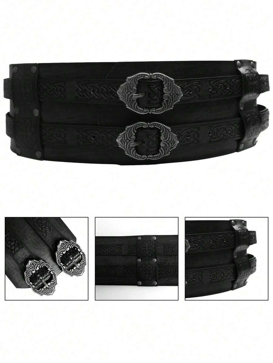 2PCS Medieval Style Viking Costume Accessories A Set Of Clothing Accessories With Adjustable