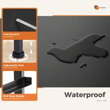 Sweetcrispy Desser For Bedroom With 7 Fabric Drawers Organizer Storage Closet Chest Clothes Cabinet, Clothes Organizer,Kids Dresser Organization And Storage, Nursery - 黑色 - 查看 4