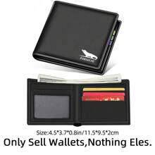porseejie New Men's Wallet Crocodile Patterned Long Wallet, Foldable High Capacity Fashionable Student Wallet With Multiple Card Slots, Coin Pocket, Portable & Slim - Black - View 3
