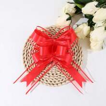 10pcs Large Bowknots, Ideal For Gift Wrapping, Parties, Birthday Gifts, Wedding Ribbon Bows For Baskets Or Flower Decoration, Easter Gifts Back To School Valentine Day