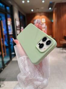 Ốp lưng điện thoại silicon chống sốc TPU mờ màu xanh lá cây Apple tương thích với iPhone 14 Pro Max/16/15 Pro Max/15 Plus/15 Pro/15 Full Cover chống nước chống rơi chống trầy xước - Nhiều màu - Xem 4