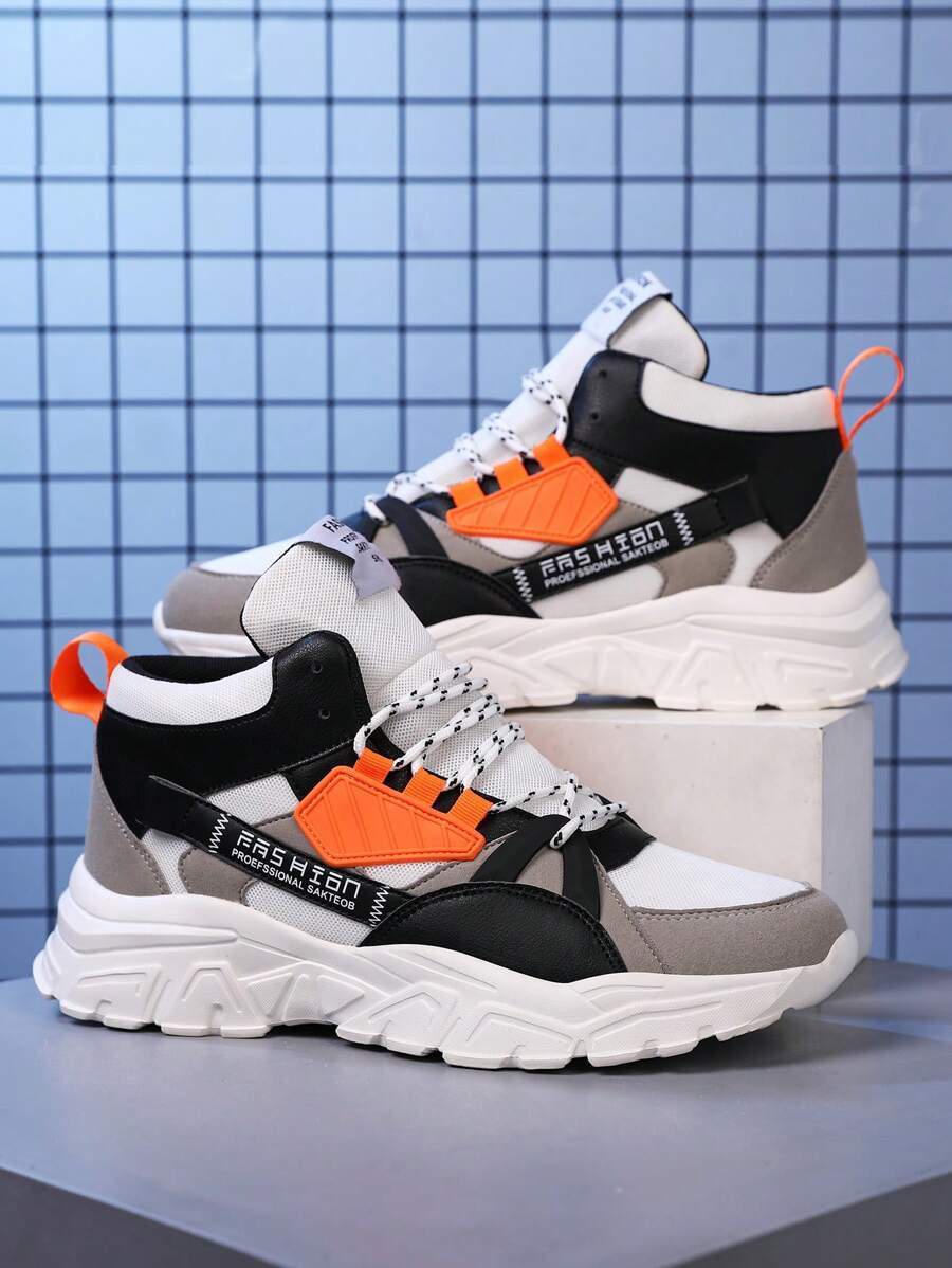 Men's Breathable Casual Sports Running Shoes For All Seasons - white ash - View 1