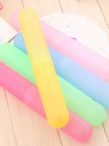 3 pièces/5 pièces Étui à brosse à dents mélangé, portable, couvercle de brosse à dents, support, soins d'hygiène bucco-dentaire, fournitures de plein air, couleur aléatoire pour étuis de brosse à dents de voyage, randonnée, camping, couvertures de protection, convient pour l'organisateur de salle de bain de voyage, articles ménagers, fournitures scolaires, articles scolaires pour dortoir universitaire, étuis de brosse à dents, brosse à dents, protecteur de brosse à dents pour voyage, articles de toilette de voyage, accessoires de voyage, vacances, indispensables d'été, mini parfum pour femmes, parfum pour hommes, parfum, bouteille de plage