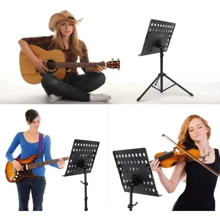 Atril Para Partituras Ajustable Reforzado Portátil/funda,Atril de música, portátil y con altura ajustable de 73cm a 145cm (28.7 pulg. a 57 pulg.)