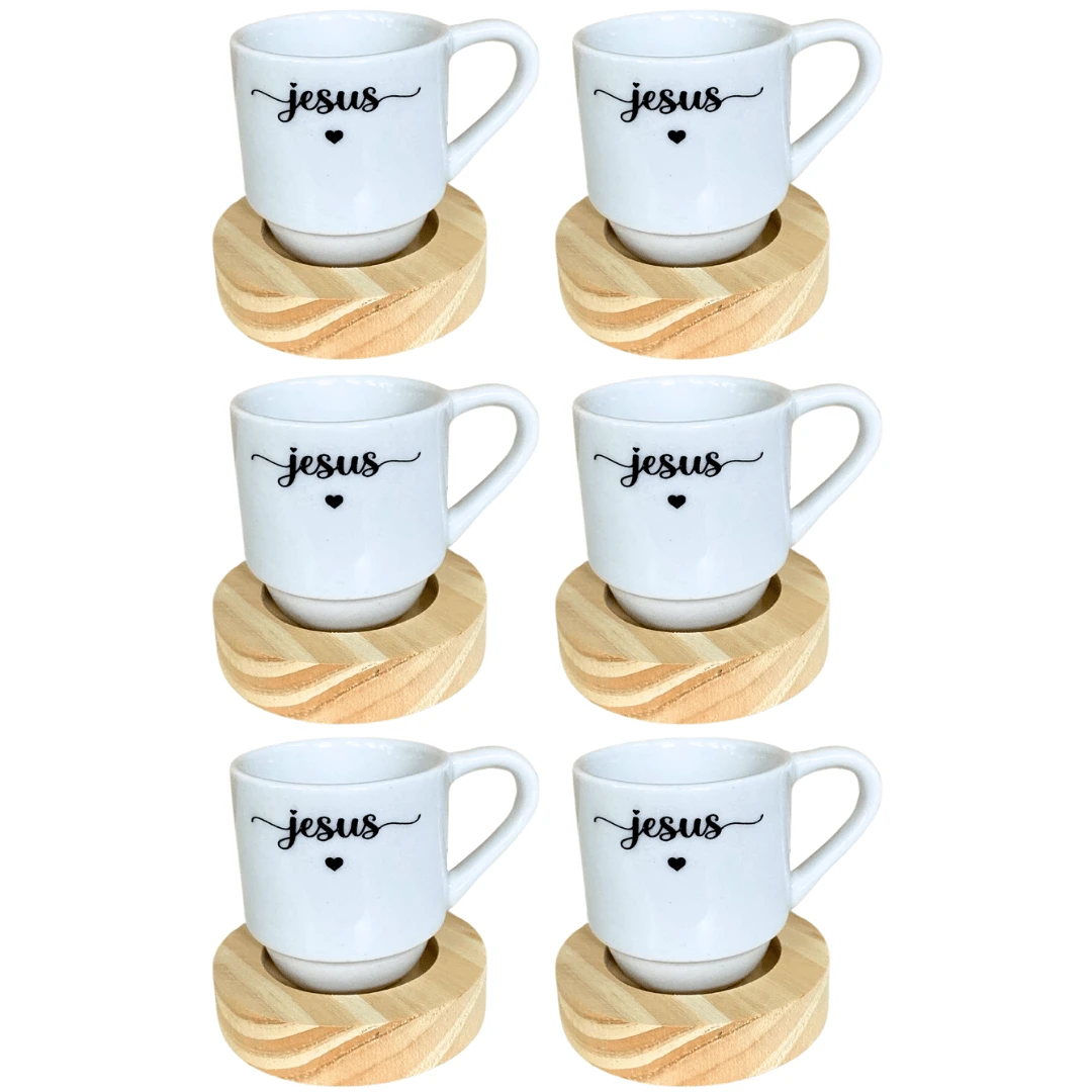 茶杯 - 白色 - 查看 1