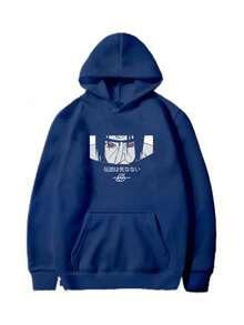 Men Sweatshirts - 藏蓝色 - 查看 1