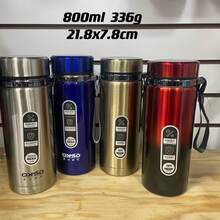 1000ML,800ML,500ML STAINLESS STEEL  #WATER BOTTLE - Gold - View 4