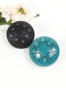 4.5 Inch 8 Notes Handpan Drum, Mini Steel Tongue Drum, Portable Hang Drum, Hand Drum, Beginner Simple Percussion Instrument, Ramadan Gift