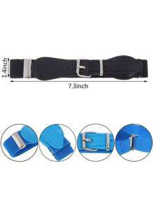 兒童腰帶，可調節彈性時尚腰帶，適用於女孩