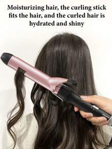 CRASTS CRASTS Chuangxing 32mm Large Diameter Curling Iron, Suitable For Big Wavy Hairstyles With Outward Or Inward Curls, One-Key Switch HC-032, Suitable For Home Use Or Traveling With Convenient Hair Styling