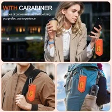 Silicone Case For Flipper Zero, Soft Protective Case For Flipper Zero Device, Anti-Scratch Protective Cover For Flipper Zero WiFi With Carabiner - Multicolor - View 3