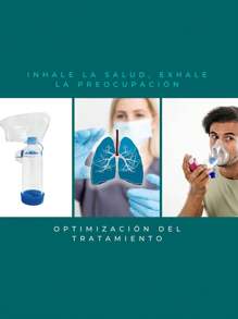 CAMARA ESPACIADORA CON VALVULAS DE INHALACION Y EXHALACION - Azul - Ver 5