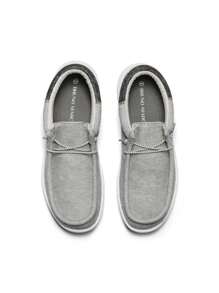 Men's Arch Support Casual Slip-On Shoes Loafers For Men Comfortable Shoes - 灰色 - 查看 6