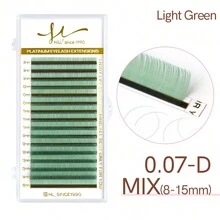 SONG LASHES Extensiones de pestañas arcoíris de 16 filas de alta calidad para pestañas de Color rosa claro Puple marrón claro verde claro,pestañas pestans extensiones de pestañas, pestañas de fiesta - Multicolor - Ver 33