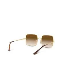 Ray-Ban 方形太阳镜，54 毫米 - 金色/透明漸層棕色 - 查看 9