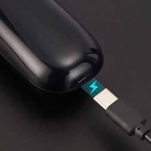 500mAh Battery Powered Electric Grooming Kit For Men - Includes Body Hair Trimmer, Electric Shaver, And Ceramic Blade Intimate Area Trimmer - Black - View 9