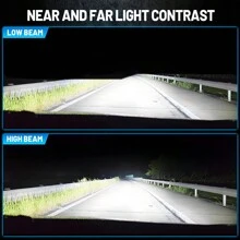 HYNBYZJ 2 Packs H7 LED Canbus Car Headlight Super HB4 H11 H4 H1 9012 HB3 9005 9006 Lights Plug-N-Play Bulbs 250W 6000K Auto Lamp