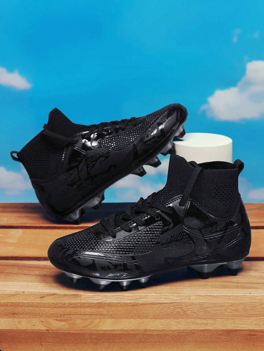 Zapatillas de entrenamiento deportivo para adolescentes con tacos largos para fútbol/fútbol sala, calzado atlético