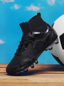 Zapatillas de entrenamiento deportivo para adolescentes con tacos largos para fútbol/fútbol sala, calzado atlético