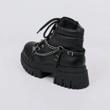 Women Pant Boots - Black - View 3