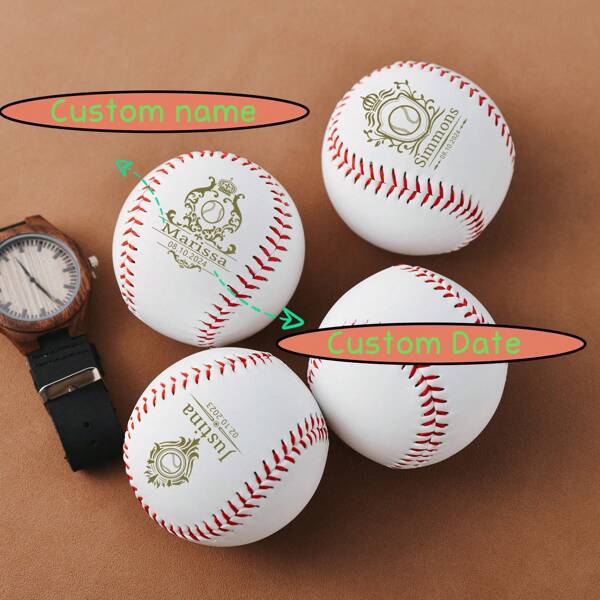 Personalisierter Softball, Sport-Team Ball, Geschenk für Trauzeugen/Brautjungfern - Zeigen Sie Ihren Teamgeist auf dem Spielfeld!