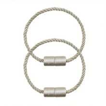 2入組磁力窗簾扣，繩子繫帶，帶有圓柱磁鐵的裝飾繩，適用於透明窗簾，無需工具 - 彩色 - 查看 19