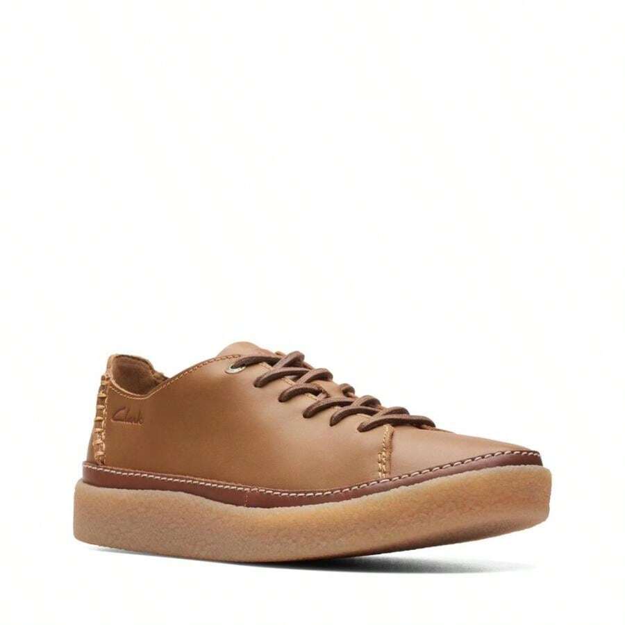 Clarks 奥克帕克低地 - 棕褐色皮革 - 查看 1