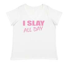 I Slay All Day Inner Confidence And Power Ladies V-Neck T-Shirt - 查看 11