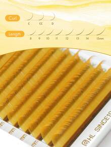 SONG LASHES Extensiones de pestañas arcoíris de 16 filas de alta calidad para pestañas de Color rosa claro Puple marrón claro verde claro,pestañas pestans extensiones de pestañas, pestañas de fiesta - Multicolor - Ver 12