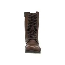 Steve Madden Troopa Combat Boot - Brown Leather - View 8