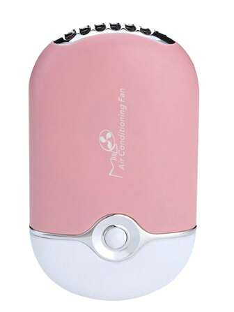 1pc Eyelash Fan Mini Eyelash Fan For Eyelash Extension Portable Eyelash Fan Dryer Handheld Rechargeable USB Eyelash Fan With Built-In Sponge Cooling Air Conditioner Fan Eyelash Extension Nail Art Application Quick Dry Nails Eyelash Extension Glue/Adhesive (1pc Pink)