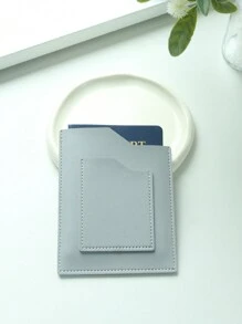 Spersonalizowana skórzana okładka na paszport z nadrukowanym imieniem Spersonalizowany uchwyt na paszport Spersonalizowane litery Elegancki uchwyt na karty dokumentowe Niepowtarzalny prezent na podróż Prezent urodzinowy dla najlepszego przyjaciela Burgundowy Kolor kasztanowy