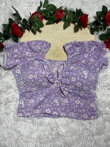 Women Tops - Purple - View 1