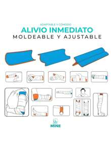 Splint Roll: Moldable Splint (Orange -91x15cm/91x11cm) (11CM) - Orange - View 6