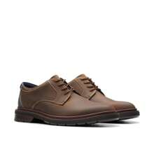 Clarks | Burchill Derby |  | Dress Shoes - Beeswax Leather - View 1