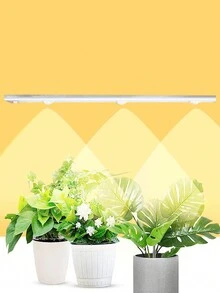 1pc Indoor Plant Growth Light, Full Spectrum Led Indoor Plant Light, Indoor Growth Light, Suitable For Small Plants - Three Adjustable Colors - View 2