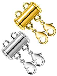 Conector deslizante de cierre de collar multicapa para cadenas de serpiente de múltiples hilos