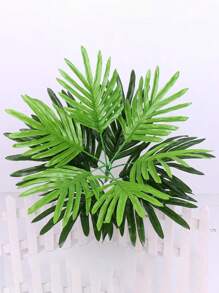 3 Pack 15.75 Inch Palm Artificial Plants, Faux Palm Leaves Ferns For Home Kitchen Party Flowers Arrangement Wedding Decoration