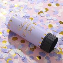 5/10 件 4.3 英寸婚礼迷你手持五彩纸屑炮，适用于庆典、典礼、派对、弹簧花管比赛、周年纪念、生日惊喜、摄影道具， - 彩色 - 查看 23