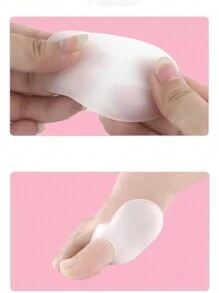 1 Paar/2 Paar/3 Paar weiche und bequeme Silikon Großzehen Seiten Protektions Polster, Anti-Reibungs- & Schmerzlinderung Hülsen, tragbar mit Socken, unisex