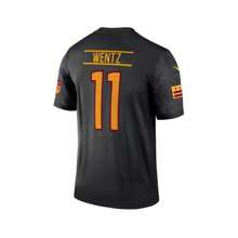 Nike Men's Carson Wentz Black Washington Commanders Alternate Legend Jersey