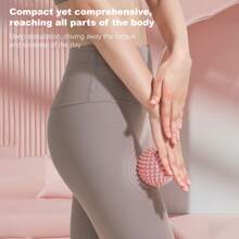 YOTTOY 1 Bóng Fascia Bóng Massage Thư Giãn Cơ Chân Bóng Vòm Chân Bóng Kích Thích Huyệt Yoga Chân Đế Vai Cổ Massage Đào Tạo - Màu xanh lá cây tráng men - Xem 3