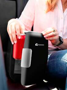 Mini Refrigerador 4L, Bluelander Ideal para 6 latas Pequeño tamaño, gran almacenamiento - Negro - Ver 11